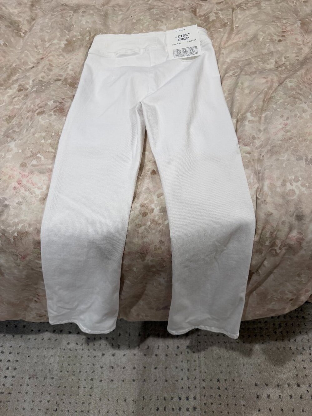 Frame Jetset Crop - Size 1 White High-Rise and Mini-boot - Picture 2 of 3